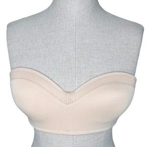 Lively | The No Wire Strapless Bra sz 32C Toasted Almond Wireless Wire Free